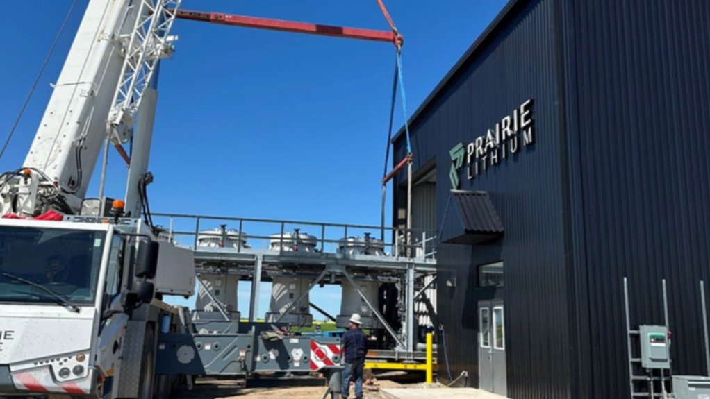 Prairie Lithium takes delivery of four-column DLE unit on site in Saskatchewan