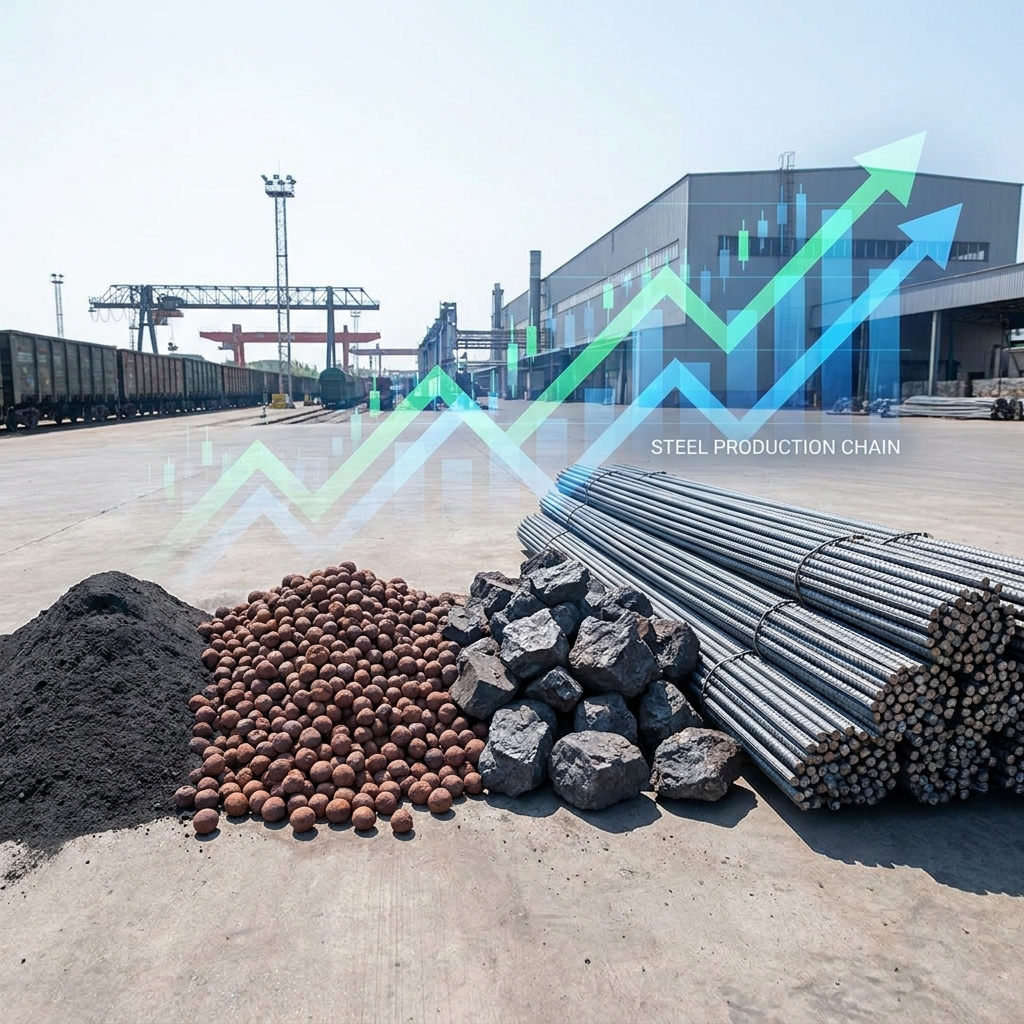 From Pellets to Rebar: Five Steel Chain Products Offered on the Industrial Trading Floor