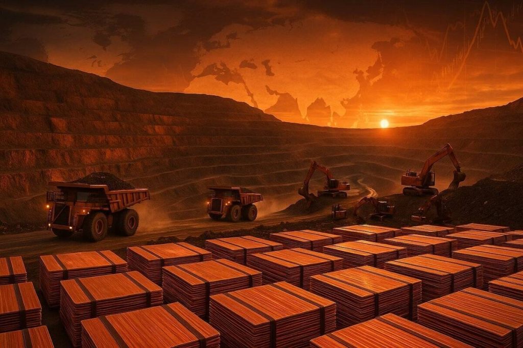 Global Copper Production Falls 1.1% in First Half; First Annual Decline Since 2017 Looms