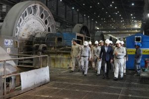 CEO of National Copper Company Visits Sarcheshmeh Copper Complex Concentration Plant
